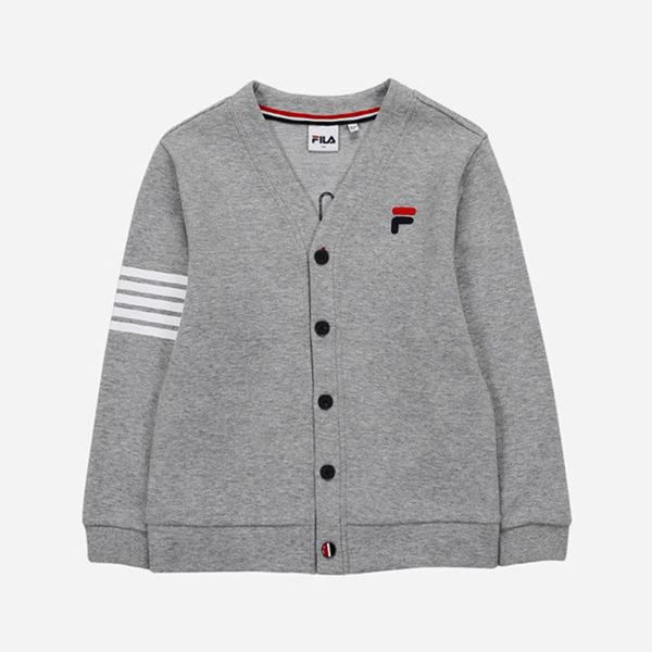 Fila Boy's Cardigans - Grey,NZ 392-20436